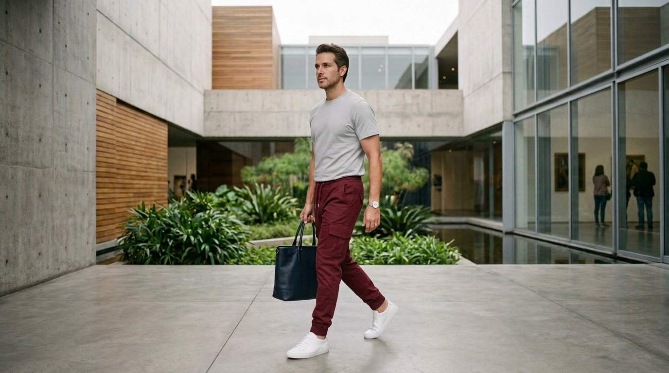 Cómo Combinar Joggers, Polos y Zapatillas Blancas: La Guía Maestra del Lujo Silencioso